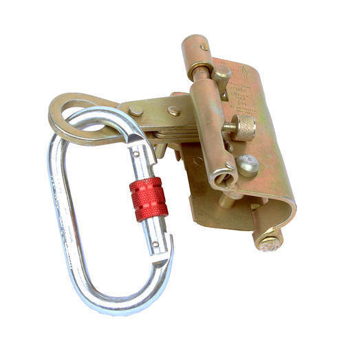 fall arrestor with clamp